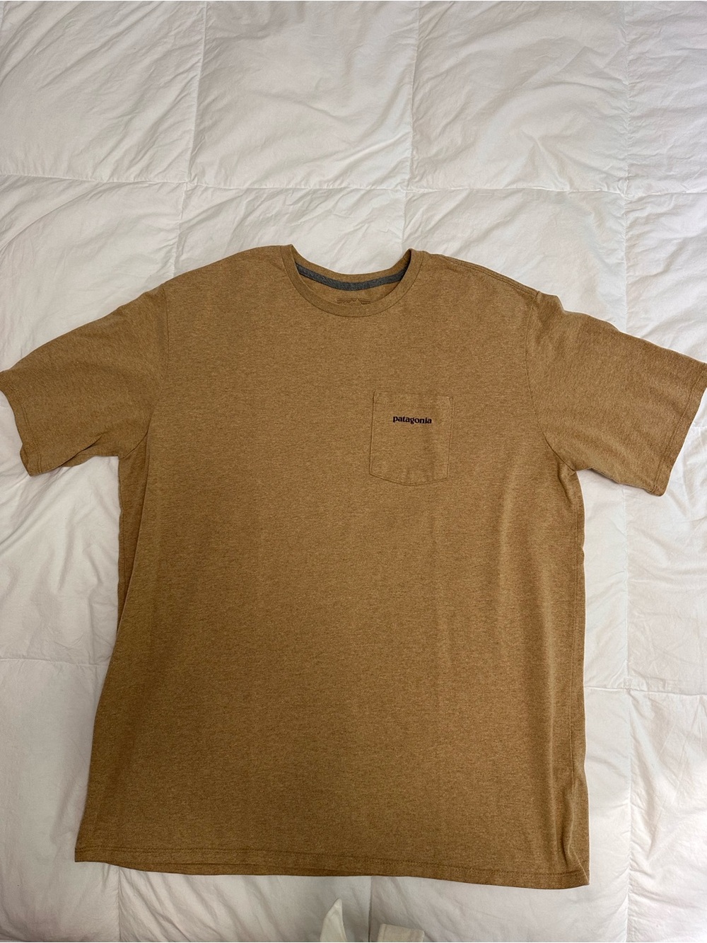 Patagonia Short-Sleeve Pocket Tee in Caramel Brown